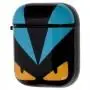Чехол для AirPods Young Style Fendi черно-голубой