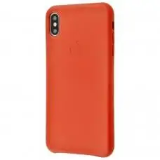Чехол для iPhone Xs Max Leather Case (Leather) заход солнца