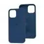 Чехол Silicone для iPhone 12 Pro Max case cobalt blue 