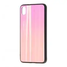 Чехол для Xiaomi Redmi 7A Rainbow glass розовый