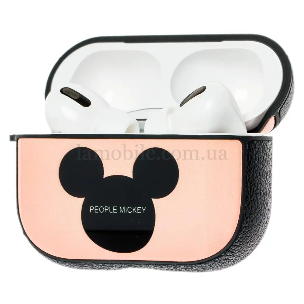 Чохол для AirPods Pro Young Style People Mickey персиковий