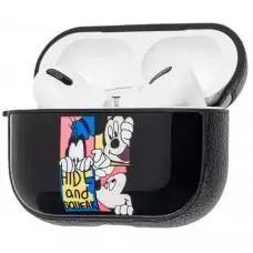 Чехол для AirPods Pro Young Style Гуфи и его команда черный