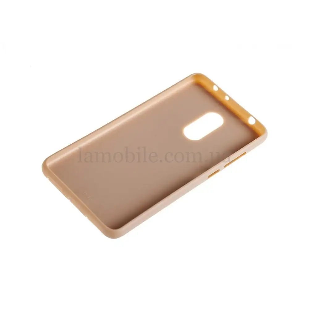 Чехол для Xiaomi Redmi 5 L + Perfo розовое золото