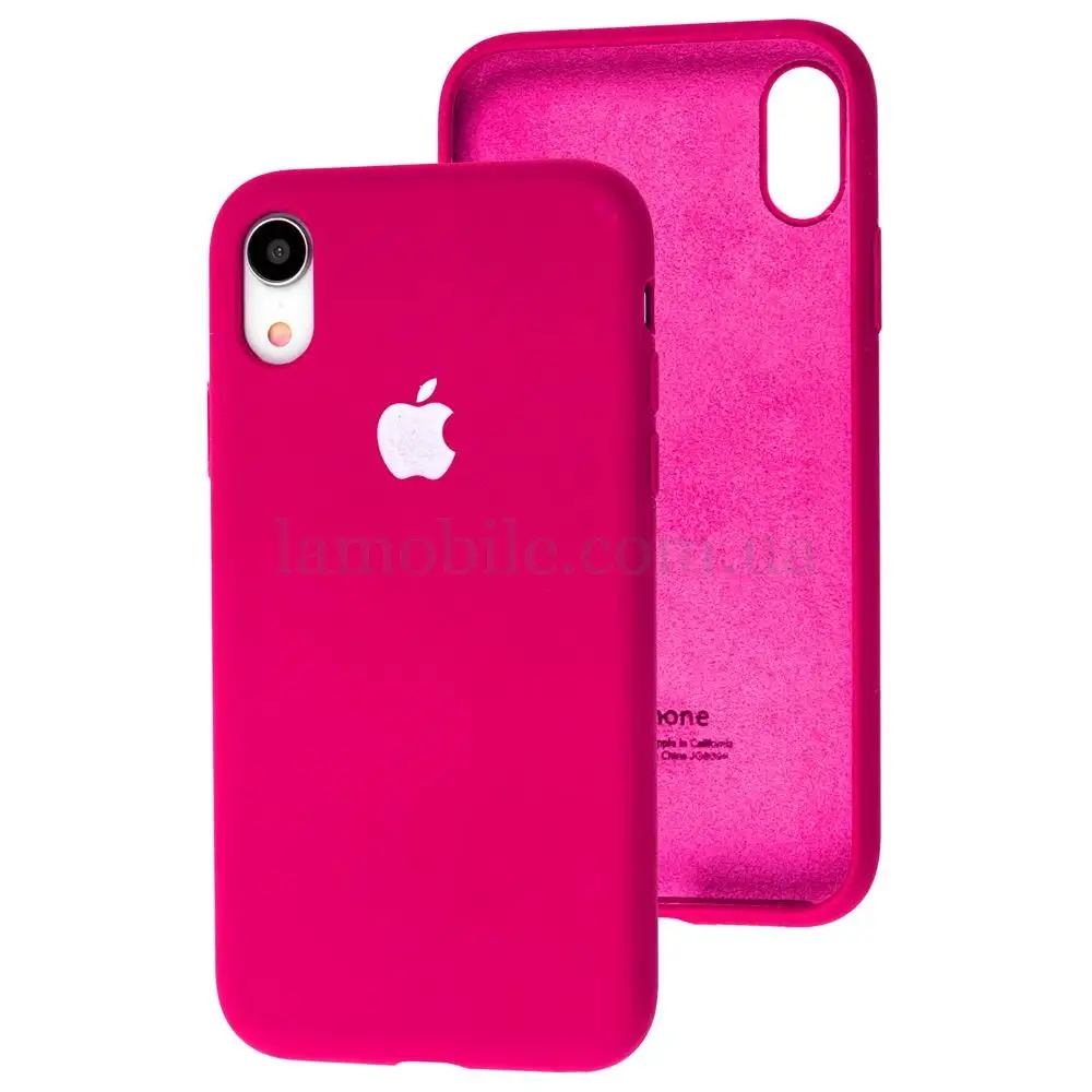 Чехол для iPhone Xr Silicone Full maroon