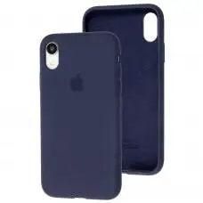 Чехол для iPhone Xr Silicone Full синий / midnight blue