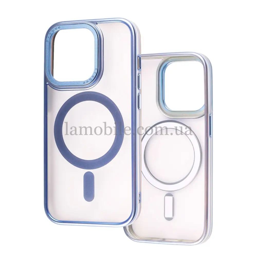 Чохол для iPhone 14 Pro Max Proove Blur MagSafe sierra blue