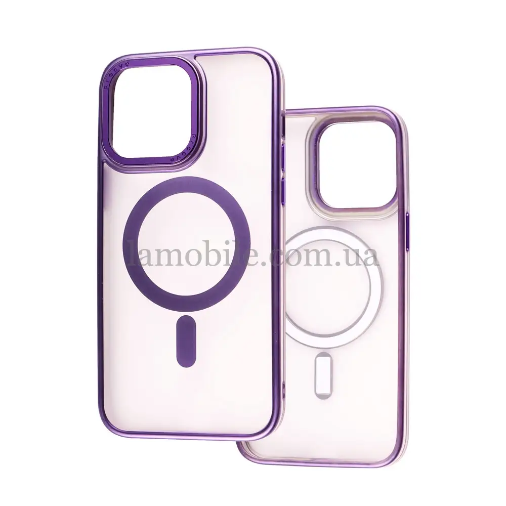 Чохол для iPhone 15 Pro Max Proove Blur MagSafe deep purple