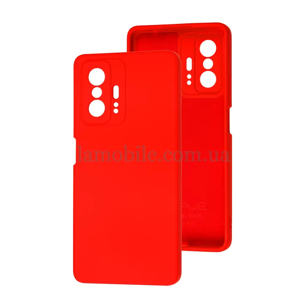 Чехол для Xiaomi 11T Wave colorful red