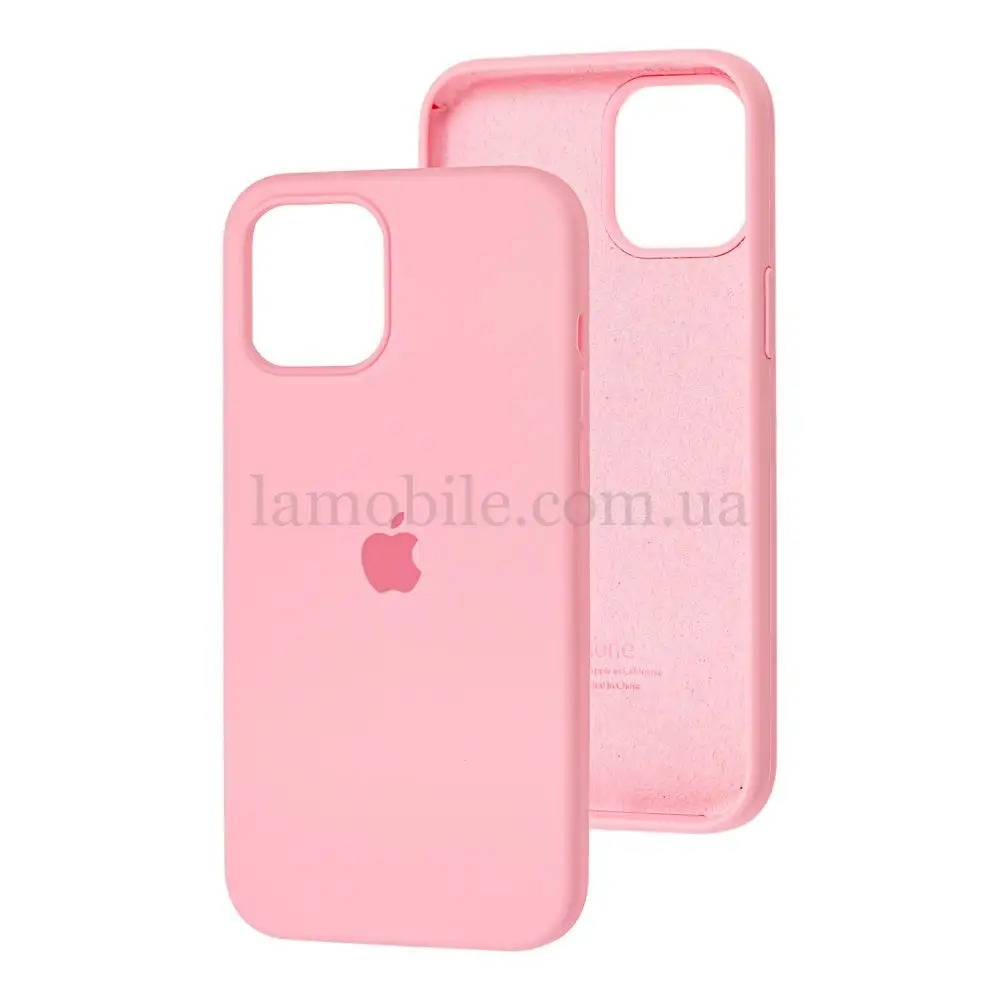 Чохол для iPhone 12 mini Silicone Full рожевий / light pink