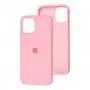 Чохол для iPhone 12 mini Silicone Full рожевий / light pink