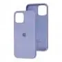 Чехол для iPhone 12 mini Silicone Full серый / lavender grey