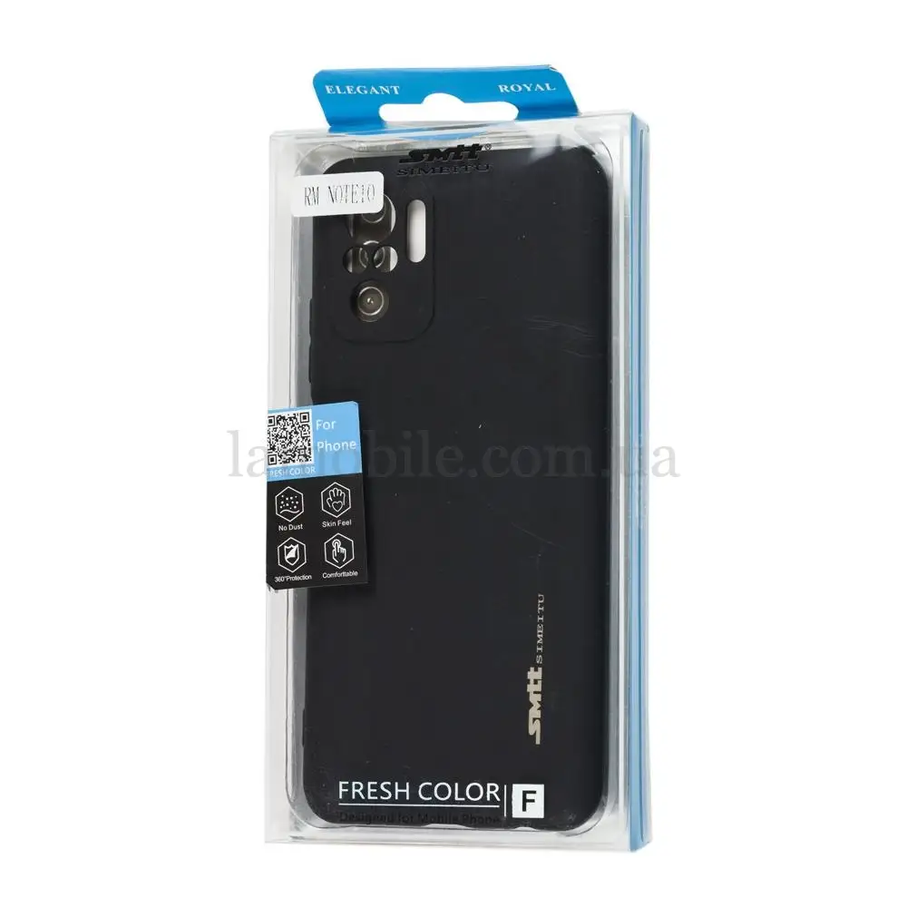 Чохол для Xiaomi  Redmi Note 10 / 10s SMTT logo чорний
