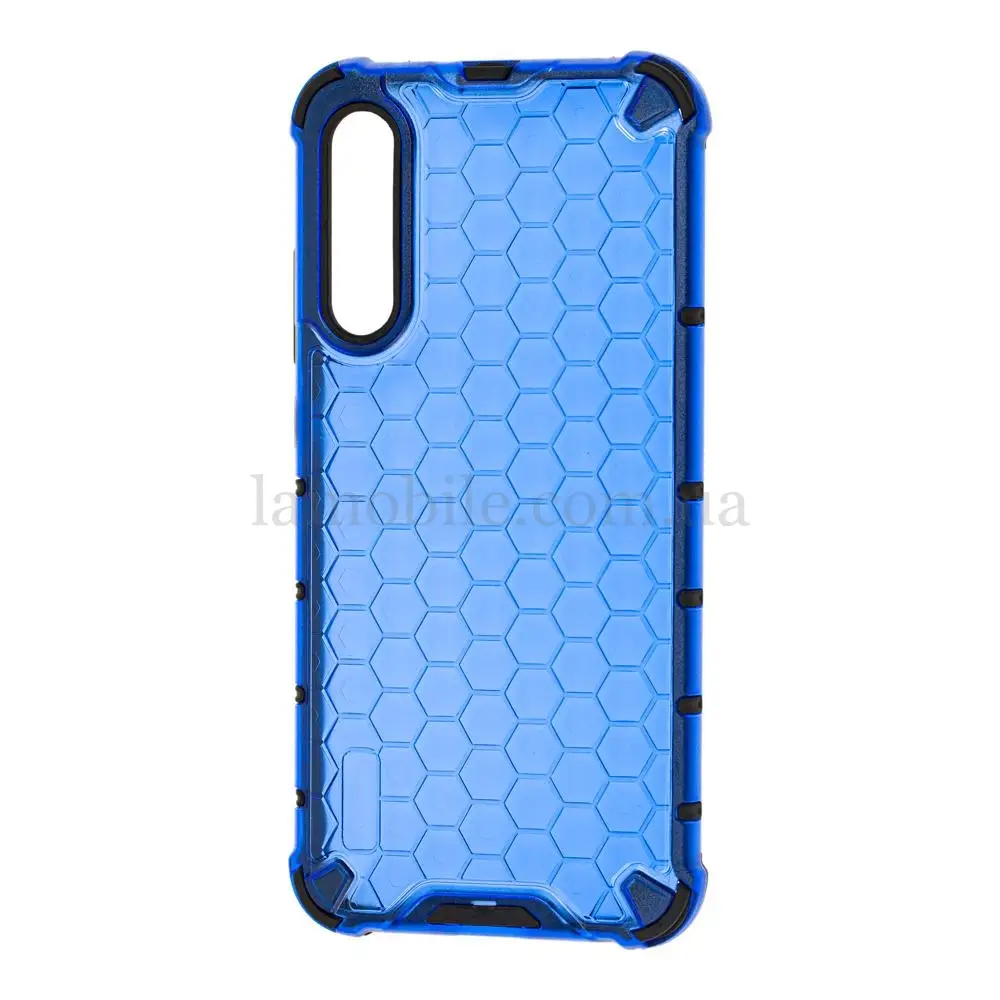 Чехол для Xiaomi Mi A3 / Mi CC9e Transformer Honeycomb ударопрочный синий