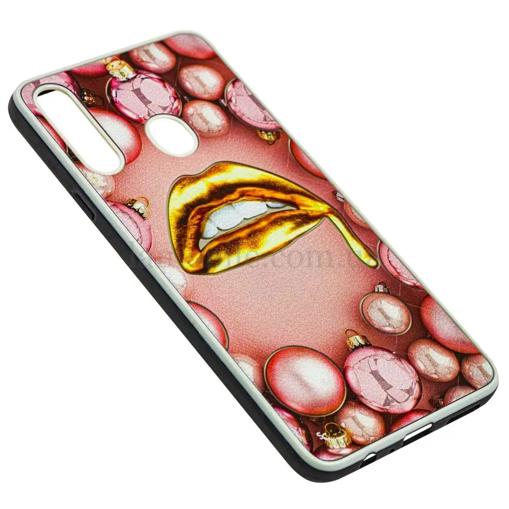 Чехол для Samsung Galaxy A20s (A207) Fashion mix губы