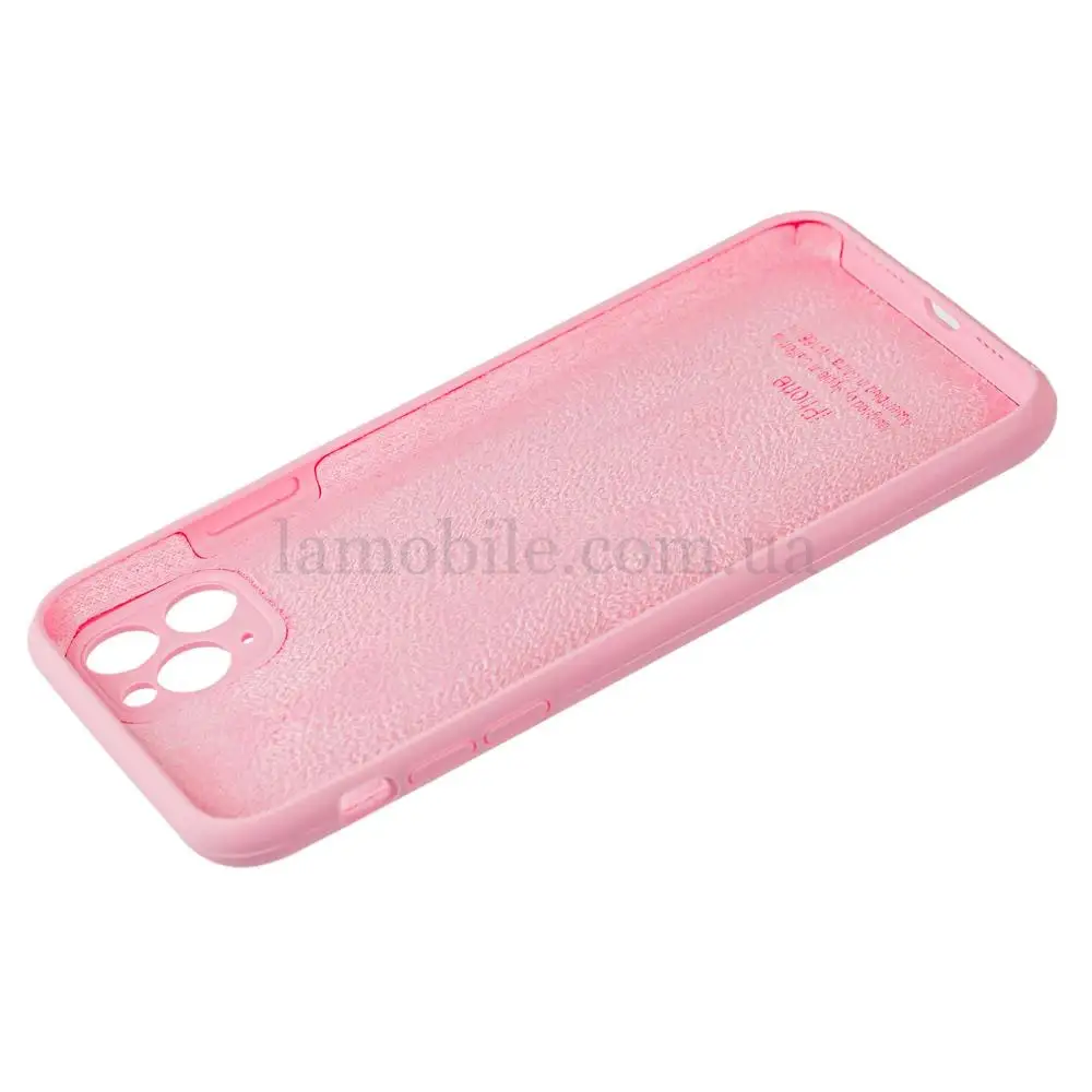 Чехол для iPhone 11 Pro Max Silicone Full camera розовый