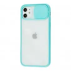 Чехол для iPhone 11 LikGus Camshield camera protect бирюзовый