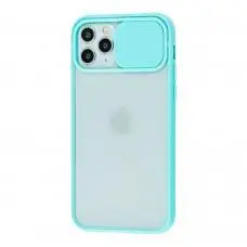 Чохол для iPhone 11 Pro LikGus Camshield camera protect бірюзовий