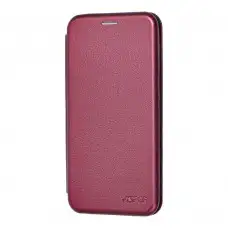 Чехол книжка Premium для Samsung Galaxy A10 (A105) бордовый
