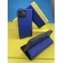 Чехол книга UA для Samsung Galaxy A12/M12 желто-голубой