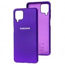 Чехол для Samsung Galaxy A12 (A125) Silicone Full фиолетовый / purple