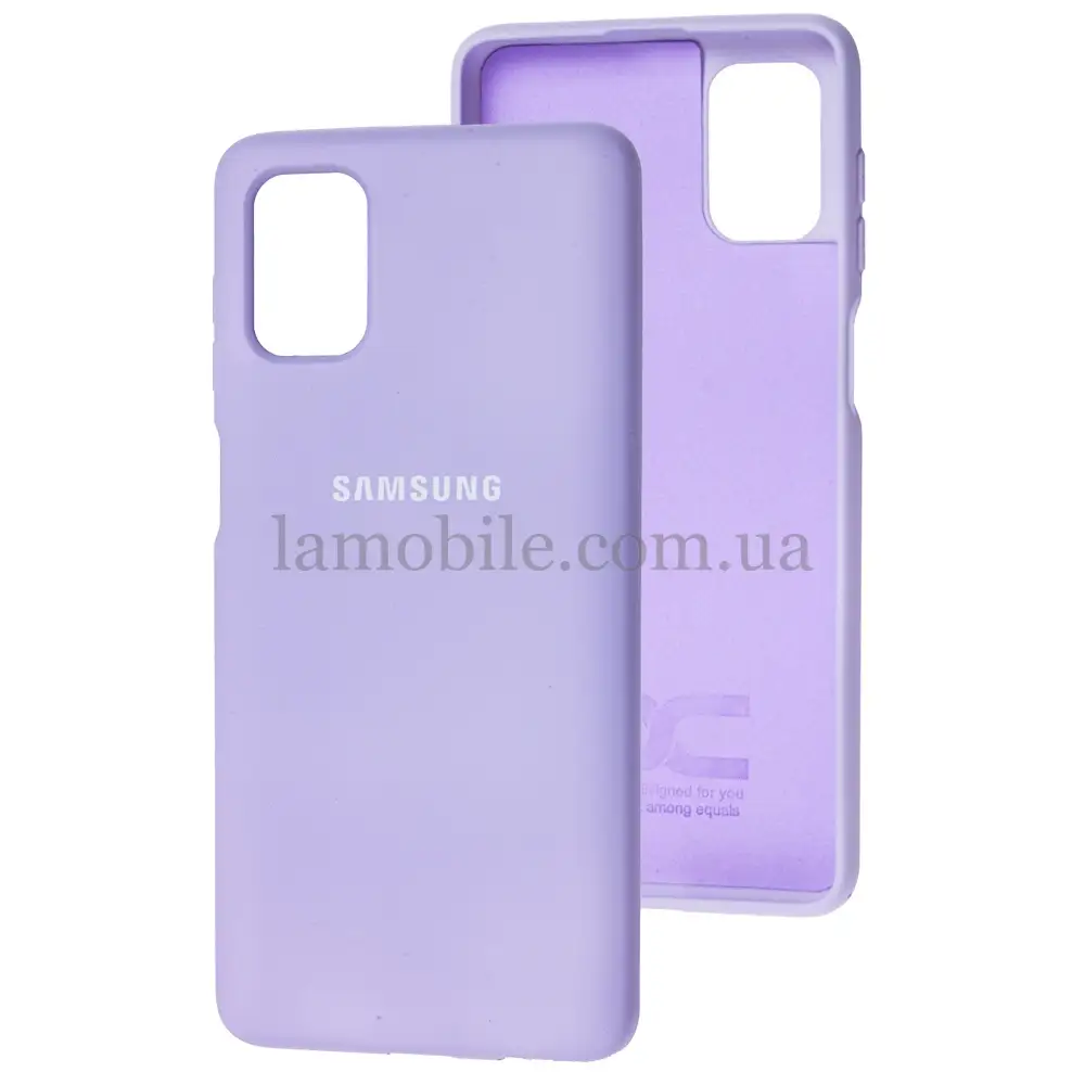 Чохол для Samsung Galaxy M51 (M515) Silicone Full бузковий