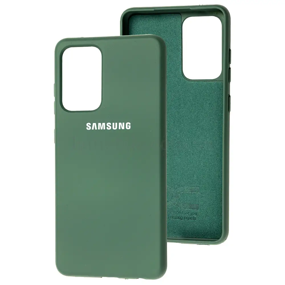Чохол для Samsung Galaxy A52 Silicone Full зелений / pine green