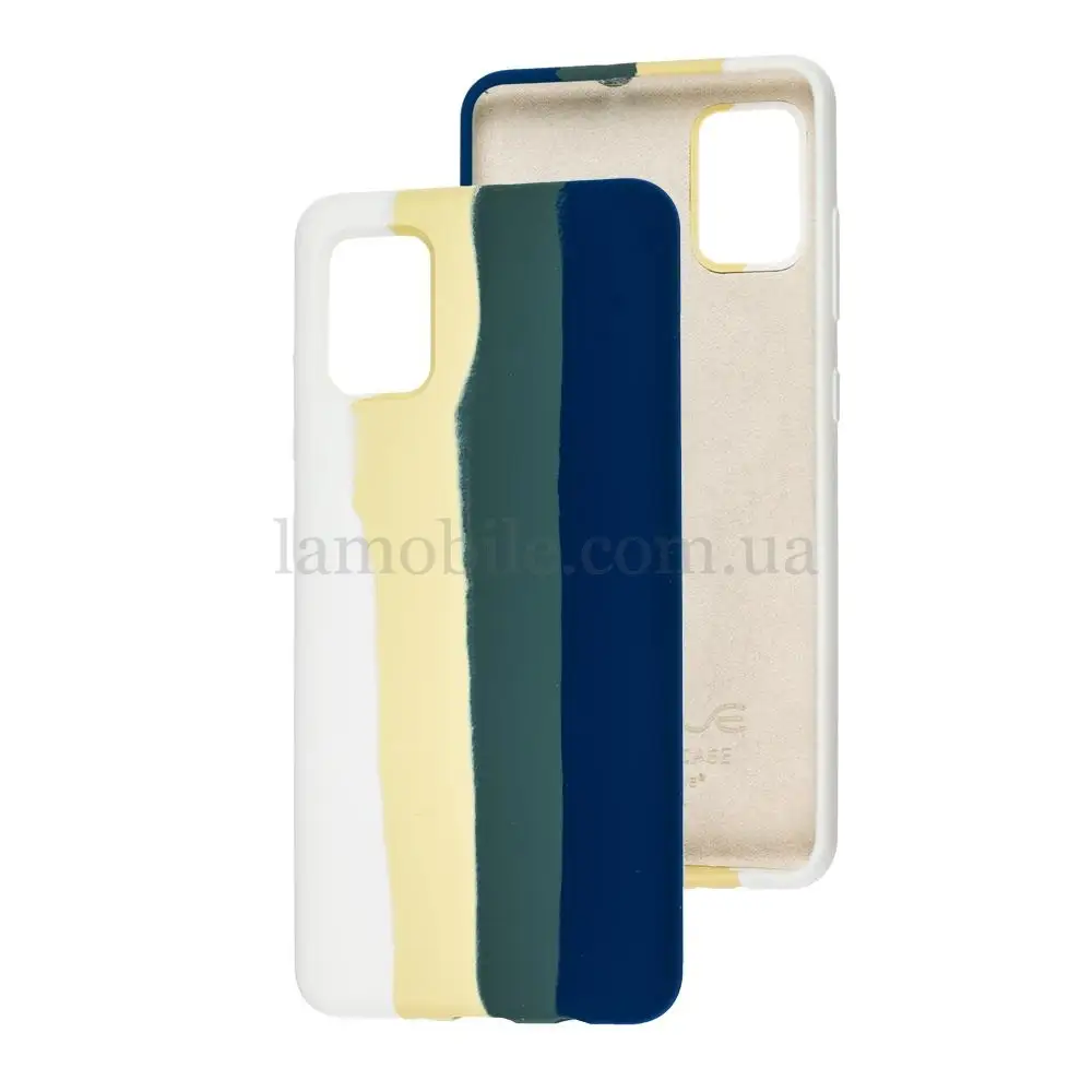 Чохол для Samsung Galaxy A51 (A515) Wave Rainbow green