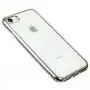 Чохол хромований для iPhone 7/8 зі стразами сріблястий