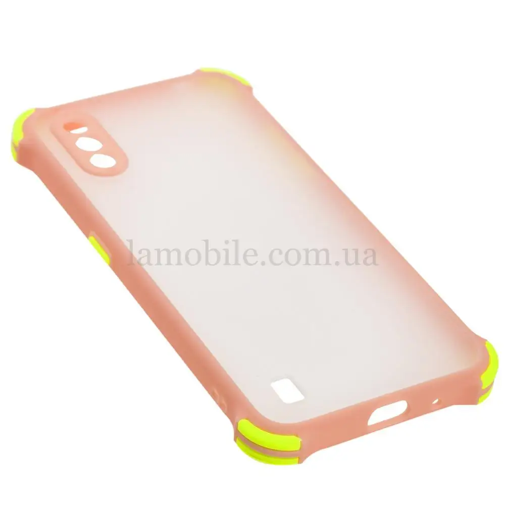 Чехол для Samsung Galaxy A01 (A015) LikGus Totu corner protection розовый