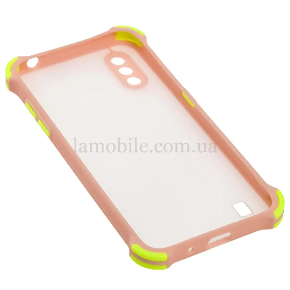 Чехол для Samsung Galaxy A01 (A015) LikGus Totu corner protection розовый