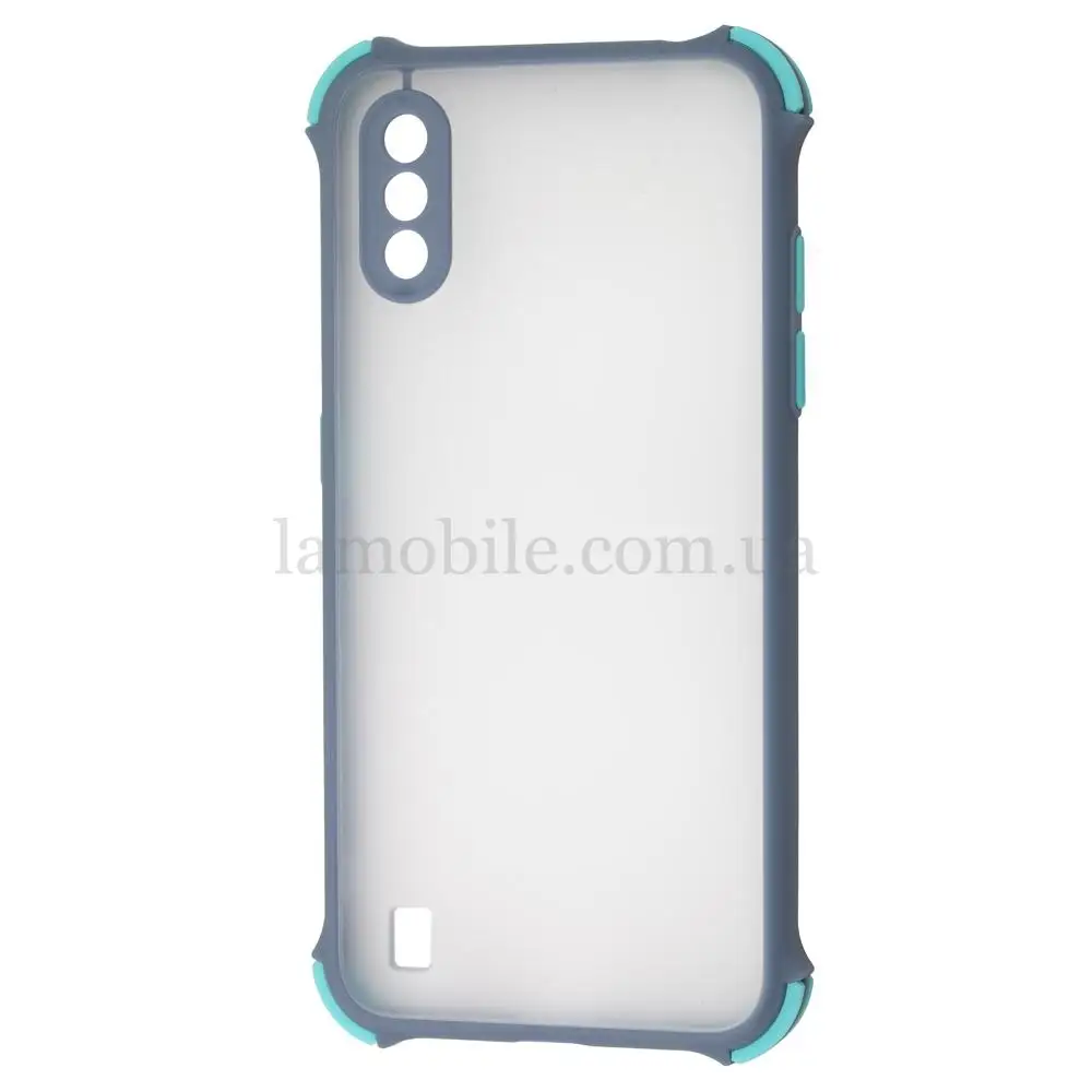 Чехол для Samsung Galaxy A01 (A015) LikGus Totu corner protection лавандово-серый