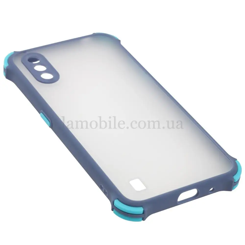 Чехол для Samsung Galaxy A01 (A015) LikGus Totu corner protection лавандово-серый
