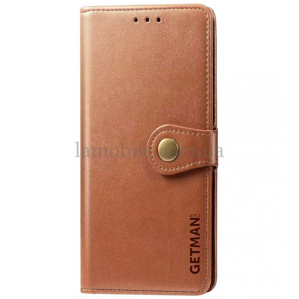 Чохол книжка для Xiaomi Redmi 10 Getman gallant коричневий