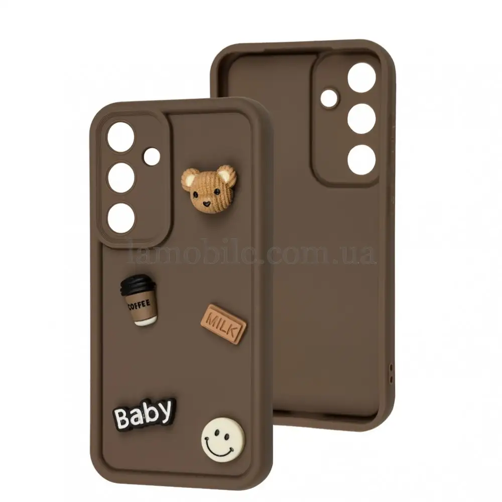 Чохол для Samsung Galaxy S24+ / S25+ Pretty Things brown / bear