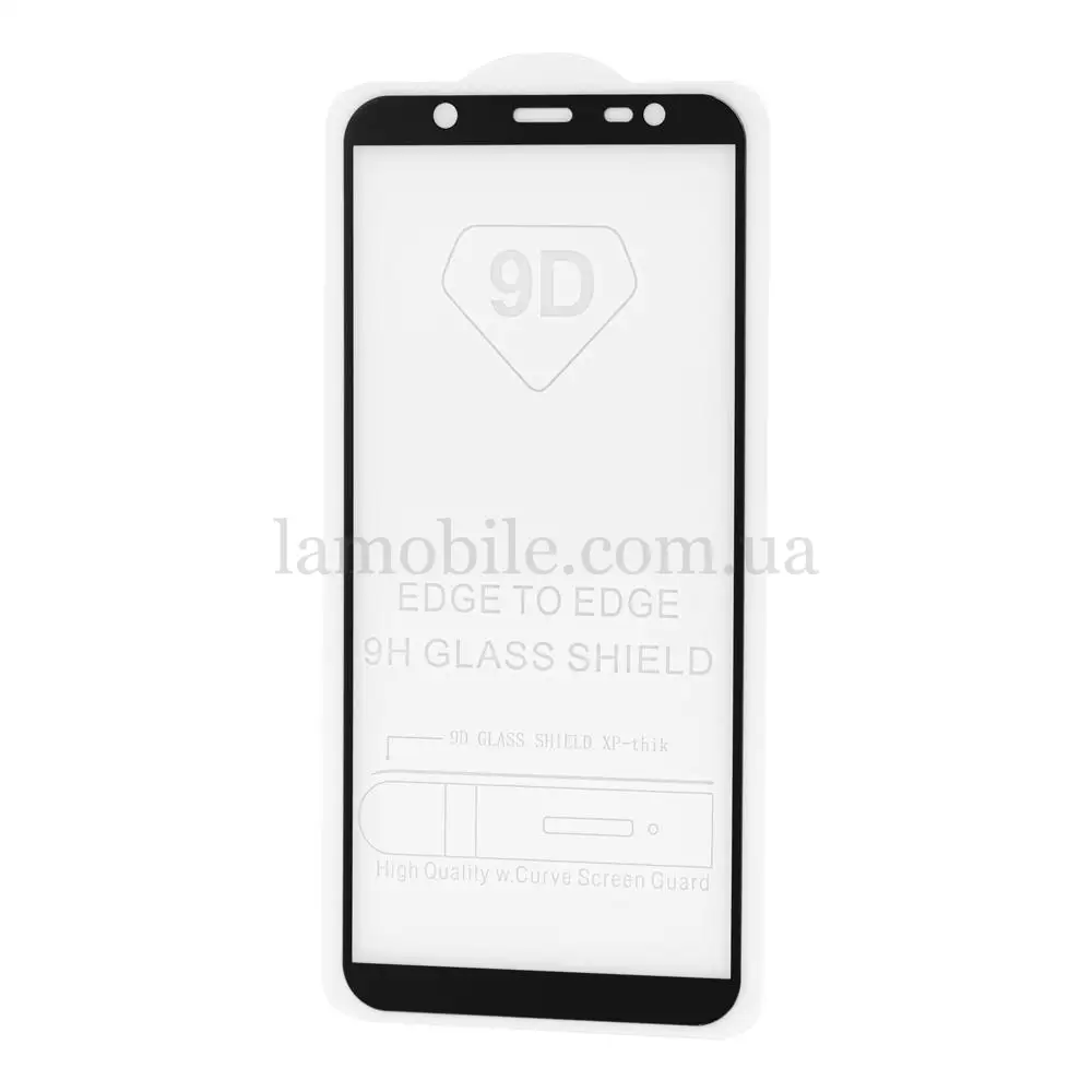 Защитное стекло для Samsung Galaxy J8 2018 (J810) Full Glue черное (OEM)
