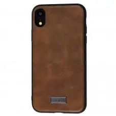 Чохол для iPhone Xr Sulada Leather коричневий