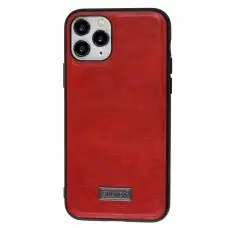 Чохол для iPhone 11 Pro Sulada Leather червоний