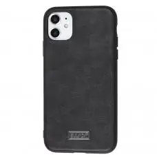 Чохол для iPhone 11 Sulada Leather чорний