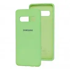 Чехол для Samsung Galaxy S10 (G973) Silicone Full салатовый