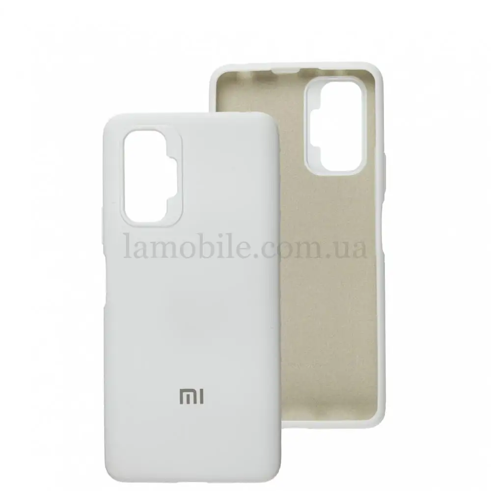Чохол для Xiaomi Redmi Note 10 Pro Silicone Full білий