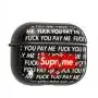 Чехол для AirPods Pro Young Style supreme черный дизайн 2