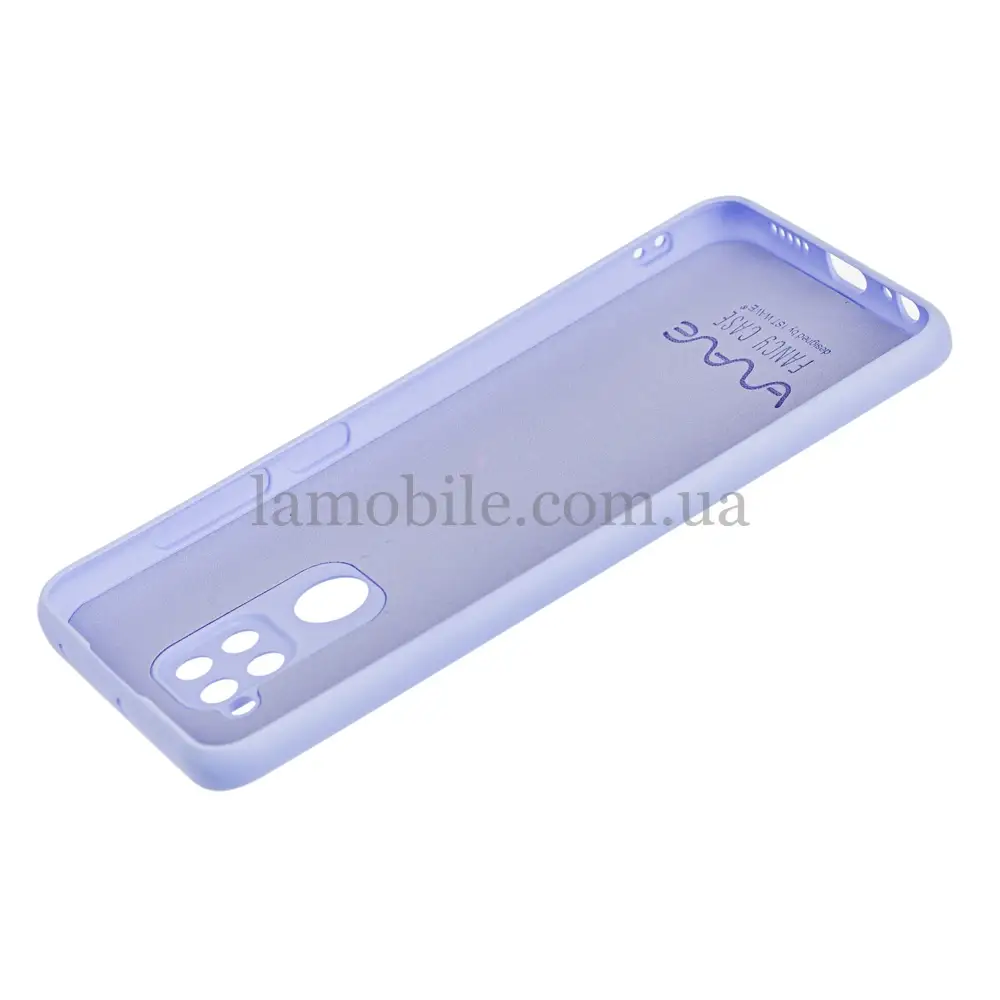 Чехол для Xiaomi Redmi Note 9 Wave Fancy fashion mode / light purple
