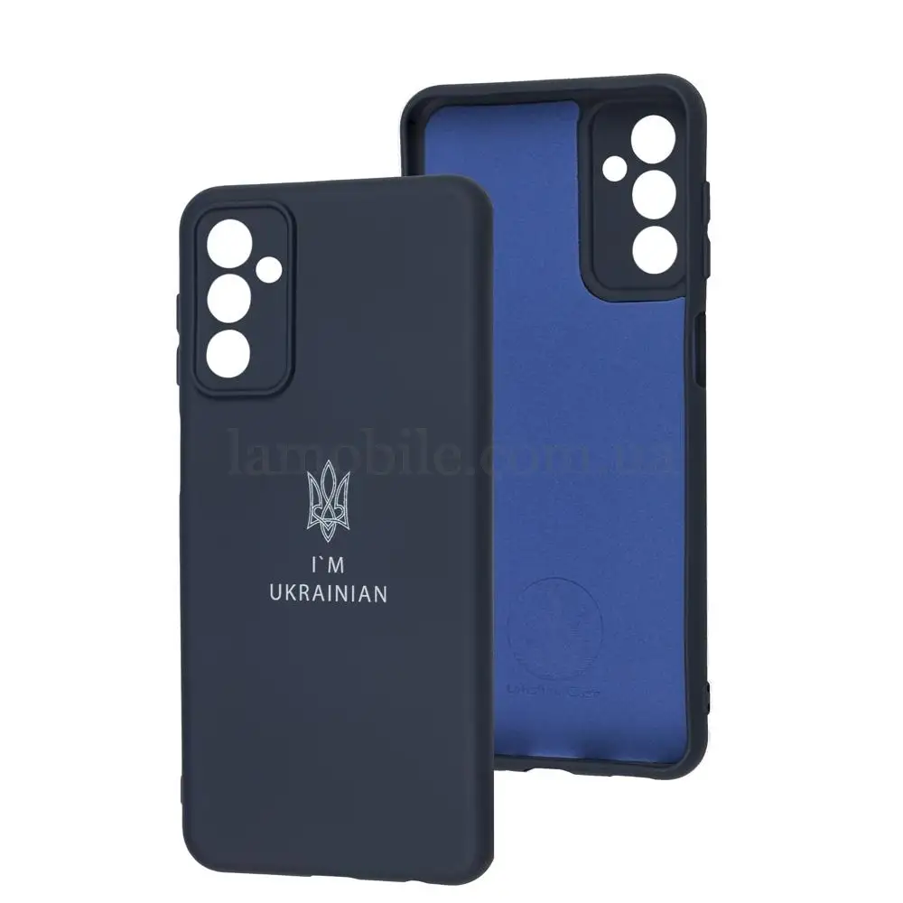Чехол для Samsung Galaxy M13 4G / M23 5G Full Premium Трезубец синий / midnight blue