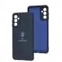 Чехол для Samsung Galaxy M13 4G / M23 5G Full Premium Трезубец синий / midnight blue