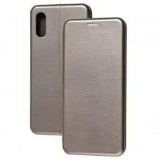 Чохол книжка Premium для Samsung Galaxy A02 (A022) сірий