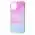 Чехол для iPhone 11 Pro Design Mramor Glossy розово-голубой