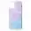 Чехол для iPhone 11 Pro Design Mramor Glossy розово-бирюзовый