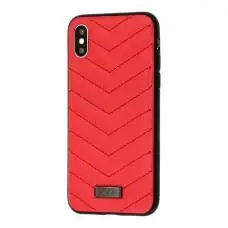 Чехол Kajsa для iPhone X / Xs Dale V красный