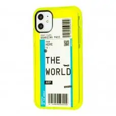 Чехол для iPhone 11 Acid Yellow the world