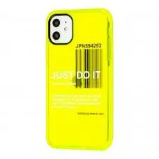 Чехол для iPhone 11 Acid Yellow just do it